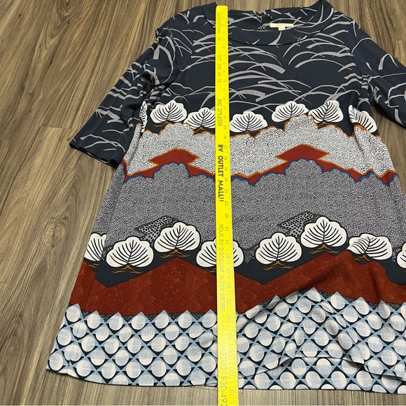 White Stuff Avery Tunic Multi artsy 3/4 sleeves dress UK14 US10 - Picture 11 of 12